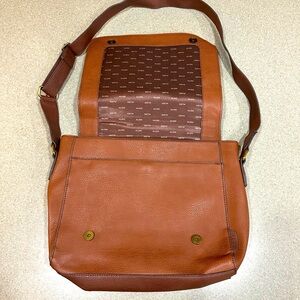 ALDO genuine leather messenger bag
